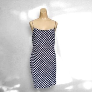 🖤 ASOS DESIGN Gingham Slip Dress